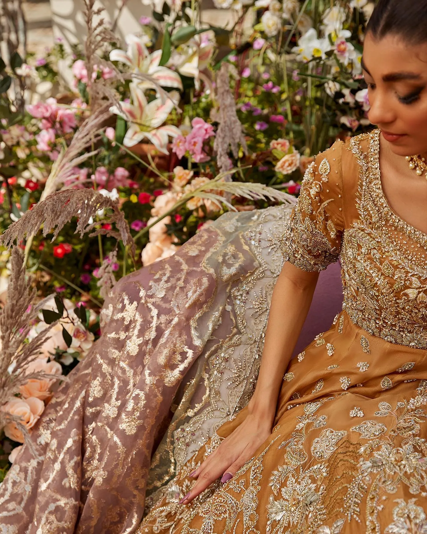 Designer Bridal Yellow Indian Wedding Dress #BN1229
