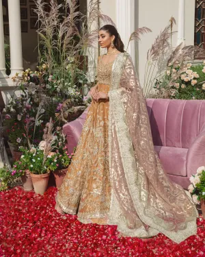 Designer Bridal Yellow Indian Wedding Dress #BN1229