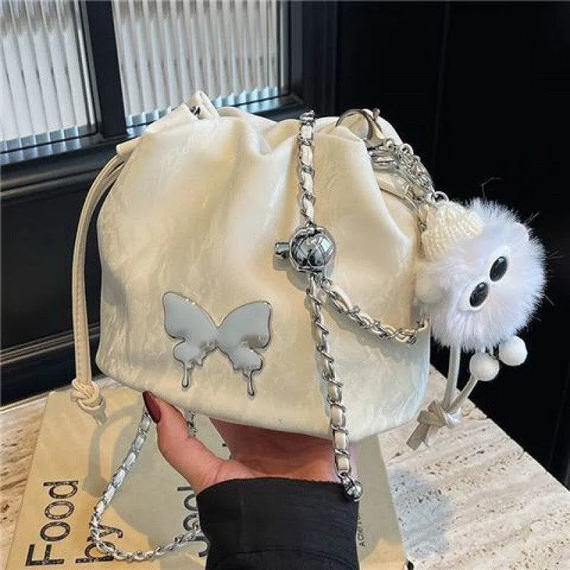 Designer Chain Crossbody Fashion Bucket Bag