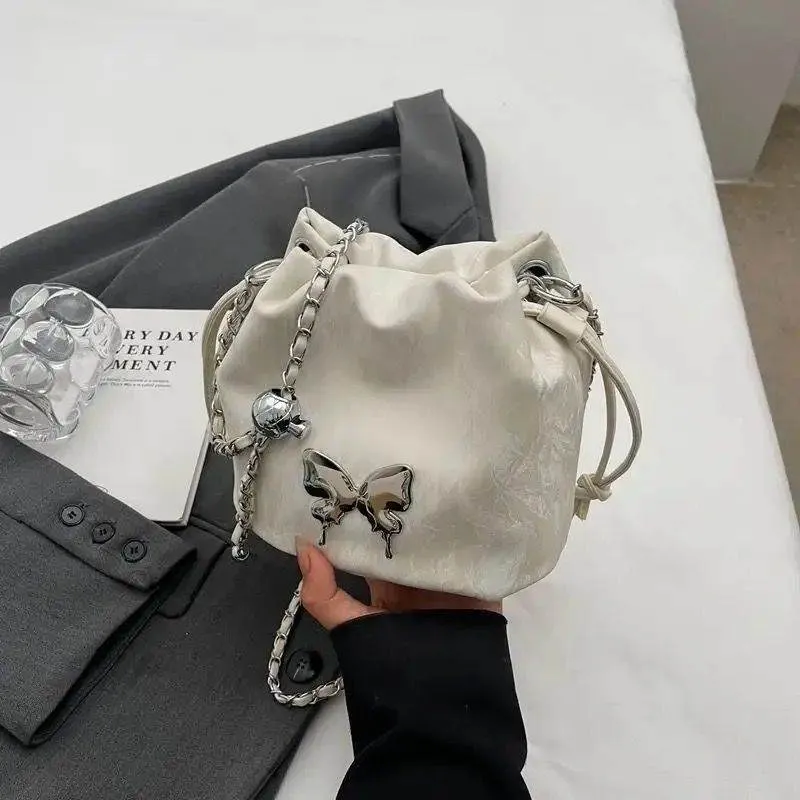 Designer Chain Crossbody Fashion Bucket Bag