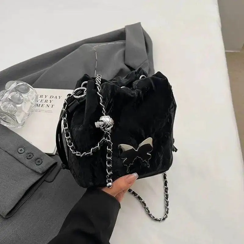 Designer Chain Crossbody Fashion Bucket Bag
