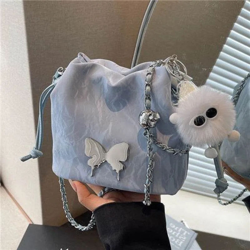Designer Chain Crossbody Fashion Bucket Bag