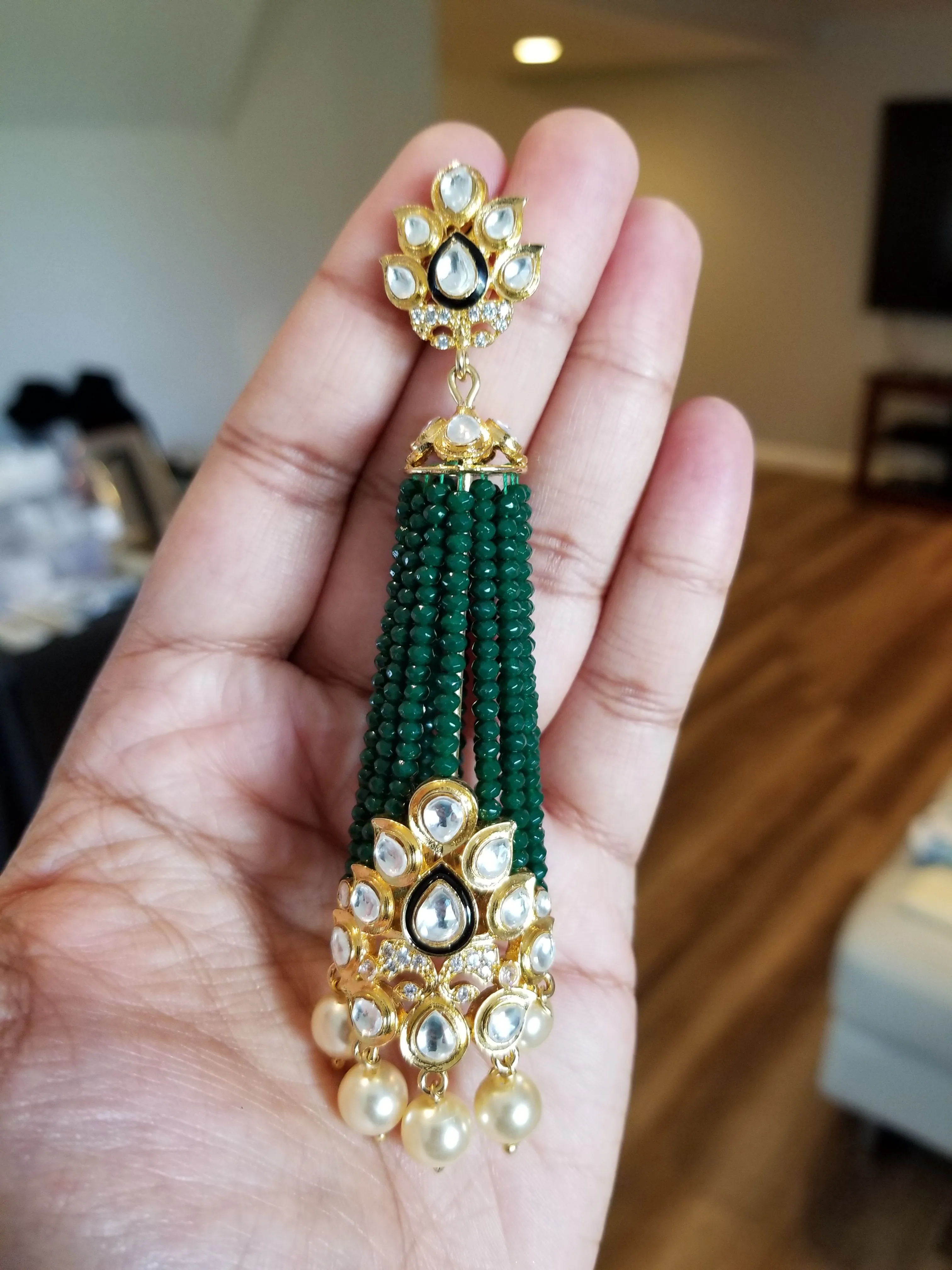 Designer Classic Earring With Gold Plating