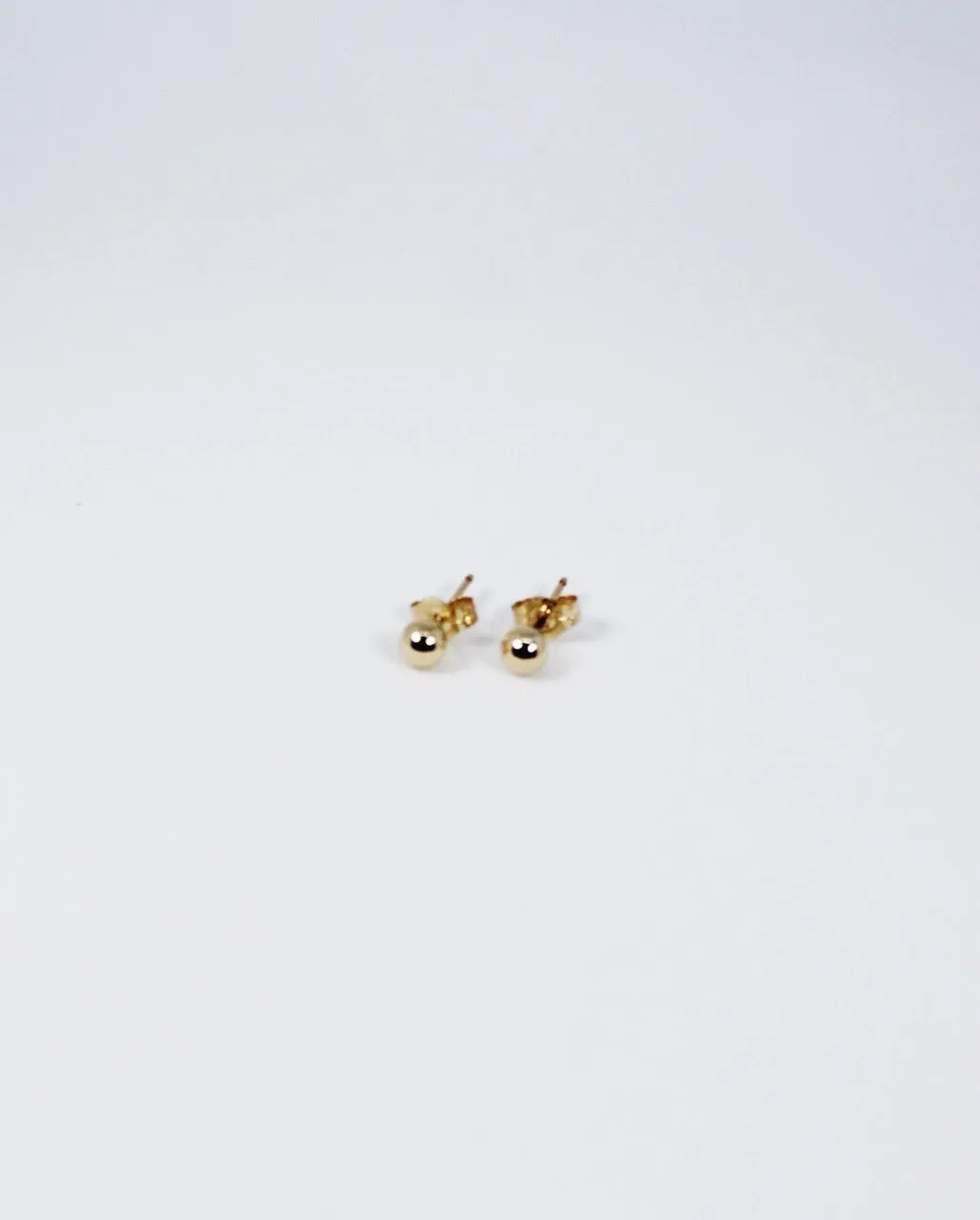 Dot Earrings, Gold Fill