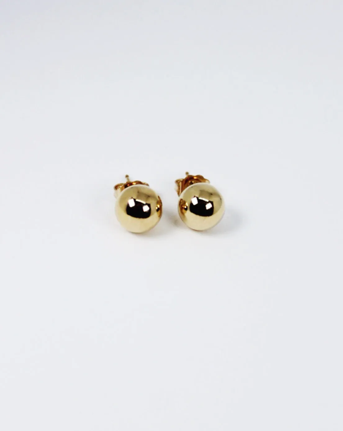Dot Earrings, Gold Fill