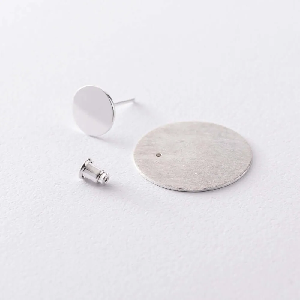 Ear Jacket Earrings Minimal Design Women's Silver Jewelry