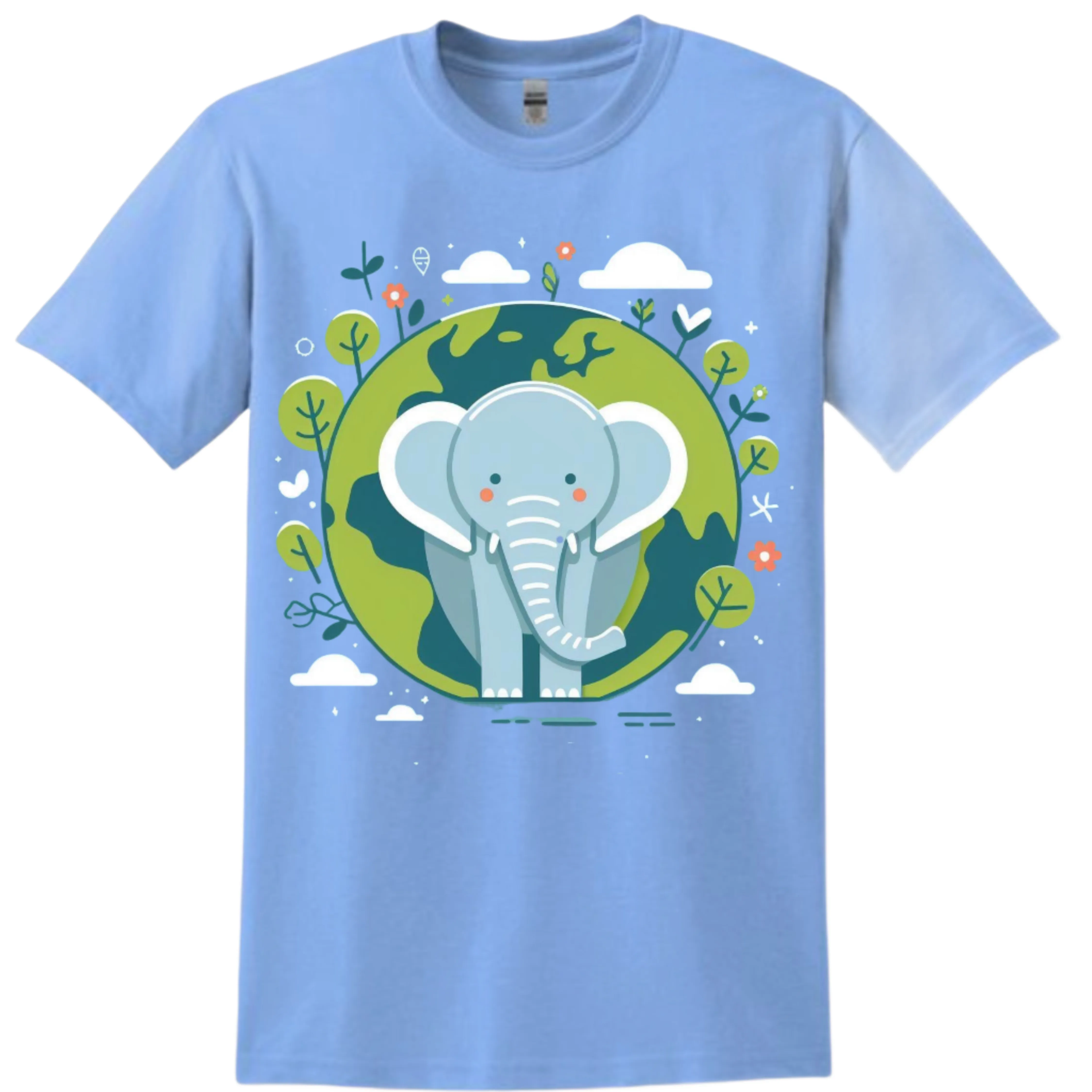 Earth & Elephant T-shirt & Tote,   Earth Day