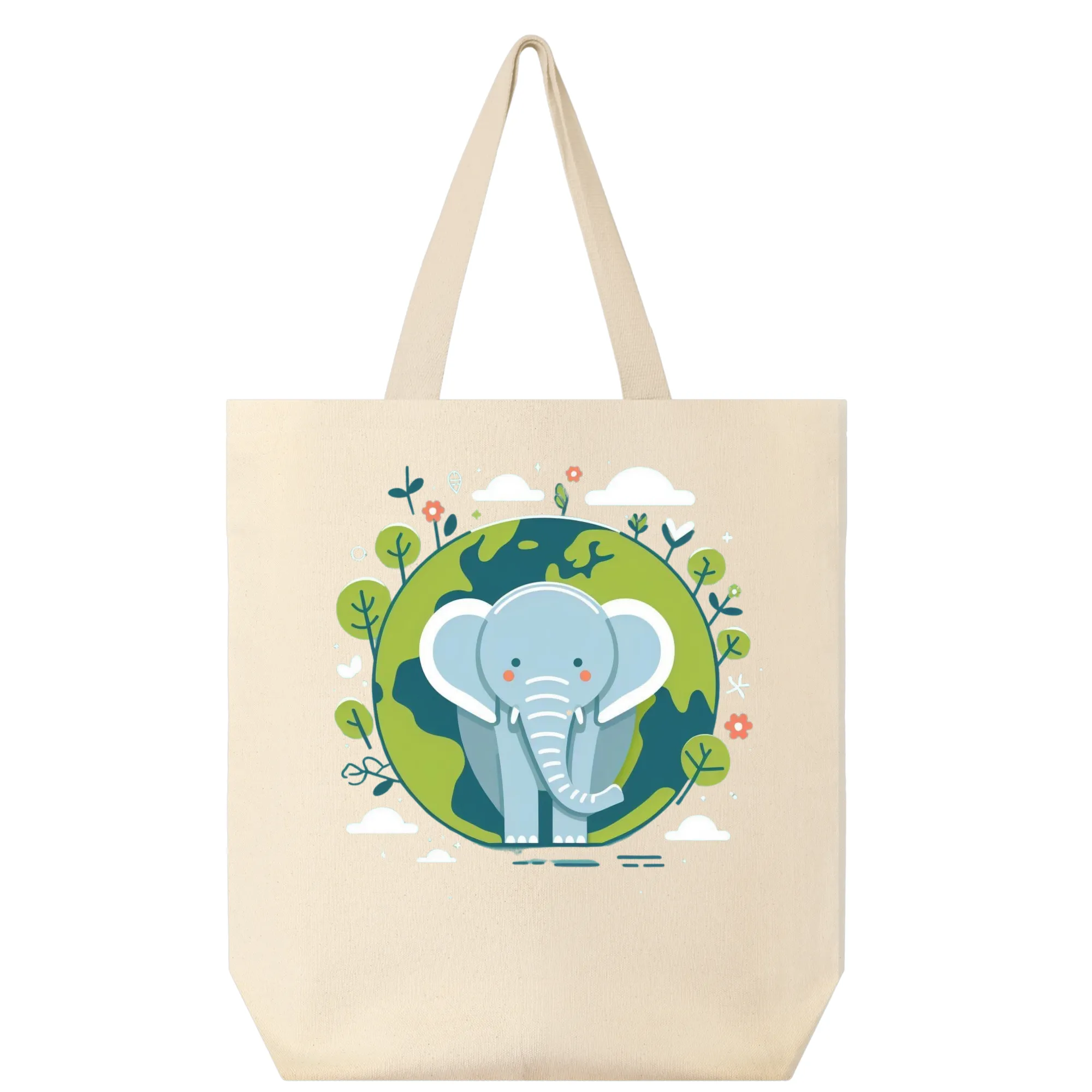 Earth & Elephant Tote,    Earth Day