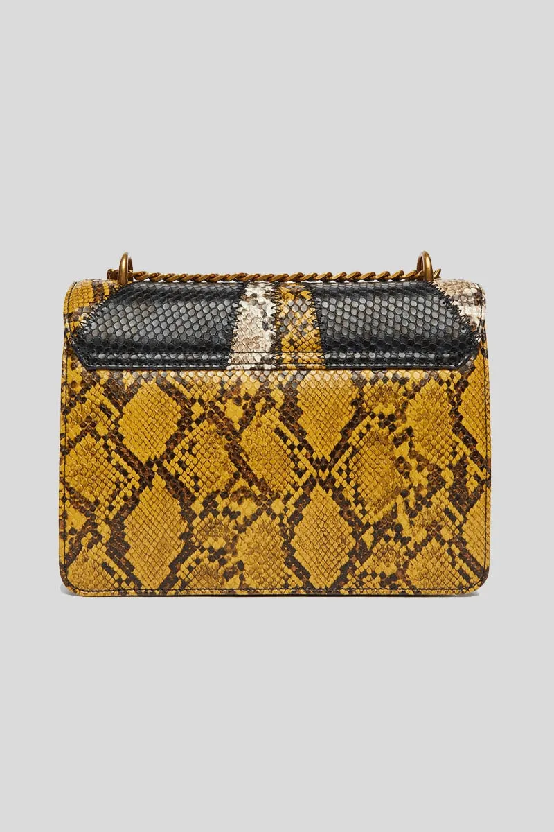 ECS S Crossbody - Senape/Naturale/Nero