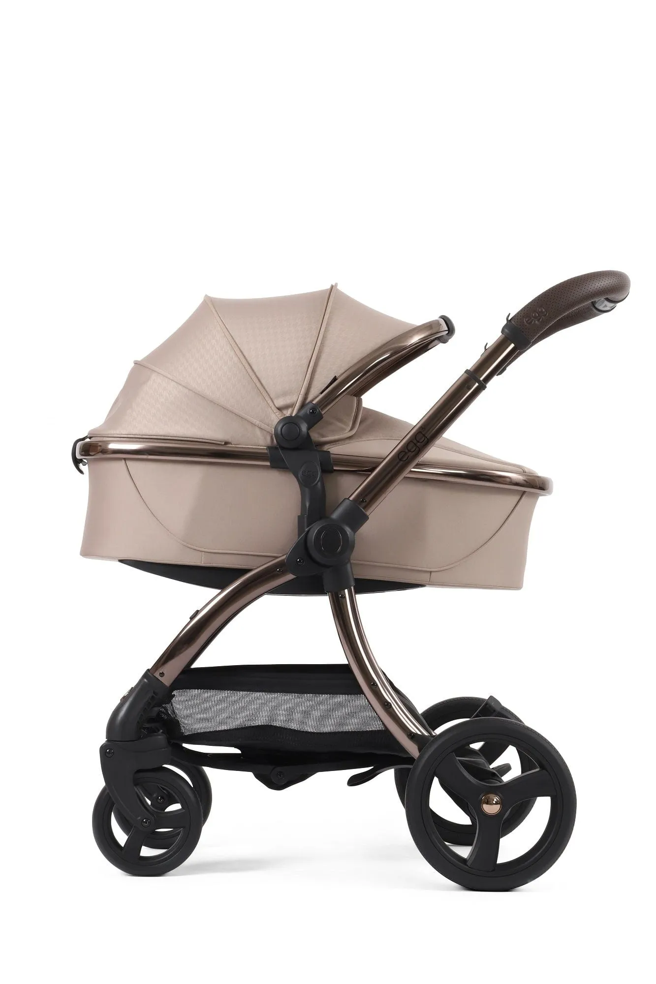 Egg 3 Luxury Cloud T i-Size Travel System - Houndstooth Almond / Cozy Beige