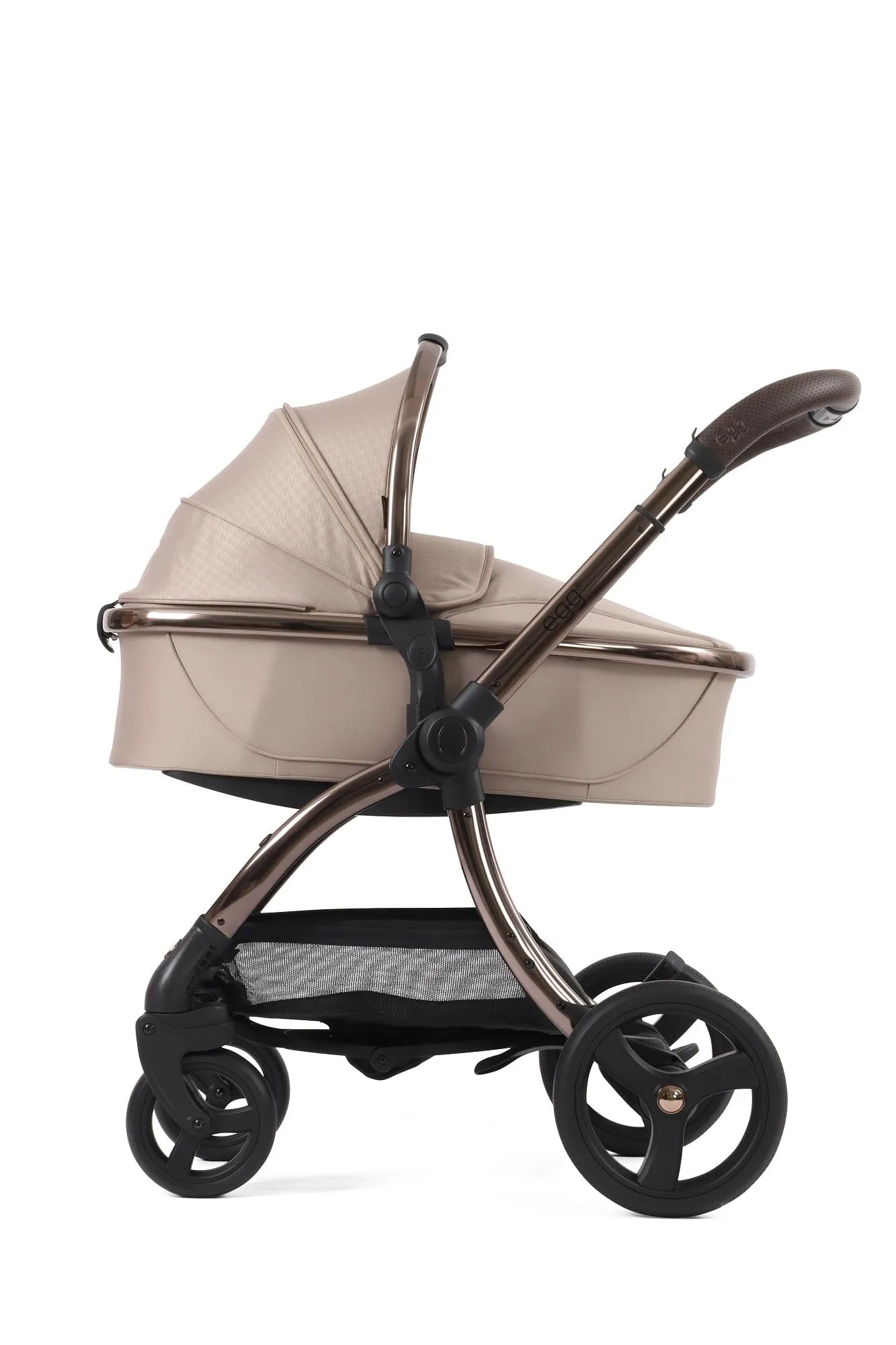 Egg 3 Luxury Cloud T i-Size Travel System - Houndstooth Almond / Cozy Beige
