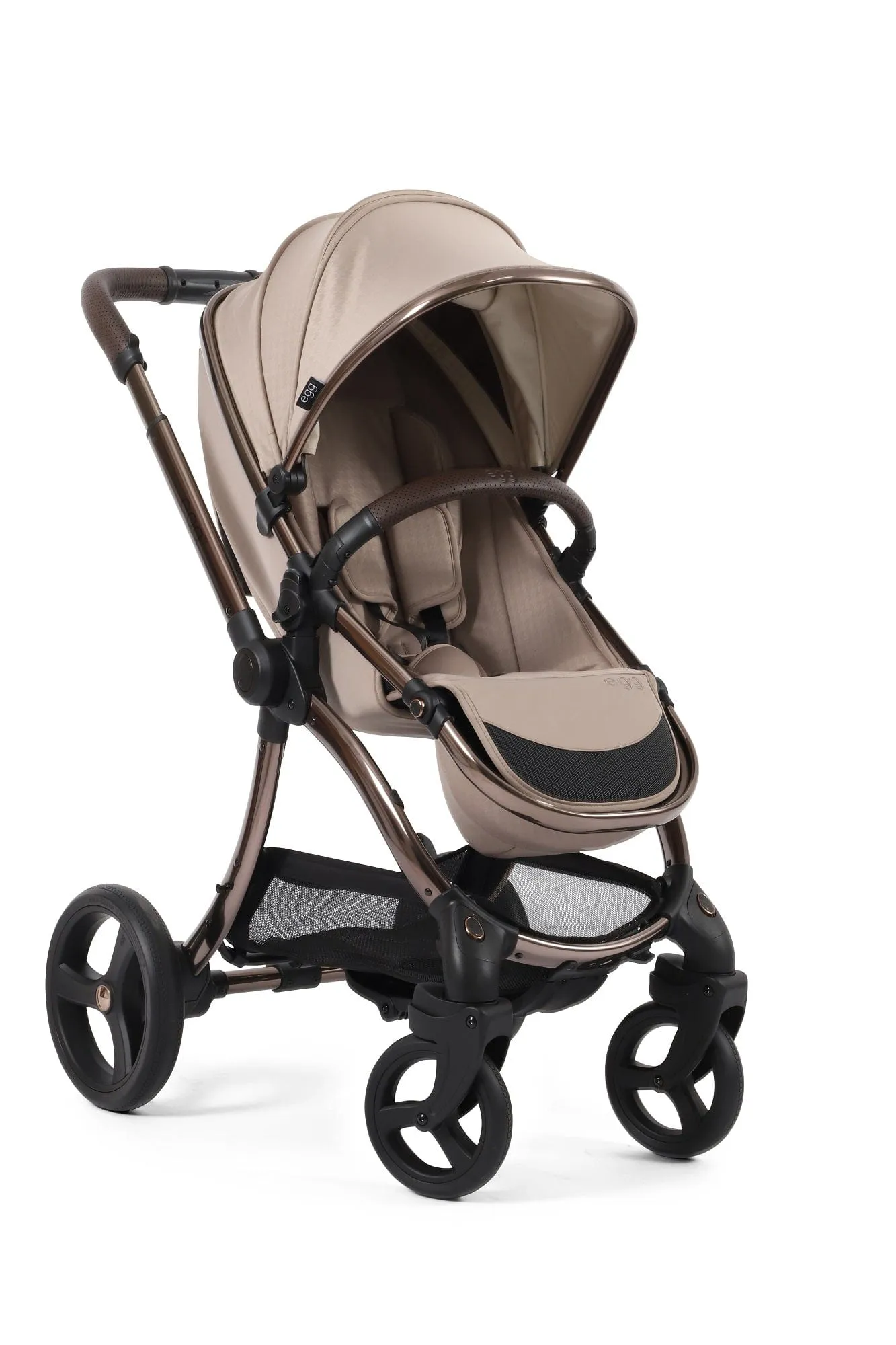 Egg 3 Luxury Cloud T i-Size Travel System - Houndstooth Almond / Cozy Beige