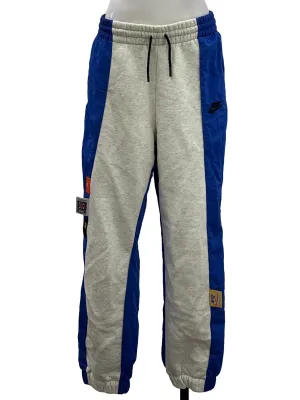 Electric Blue And Grey Joggers