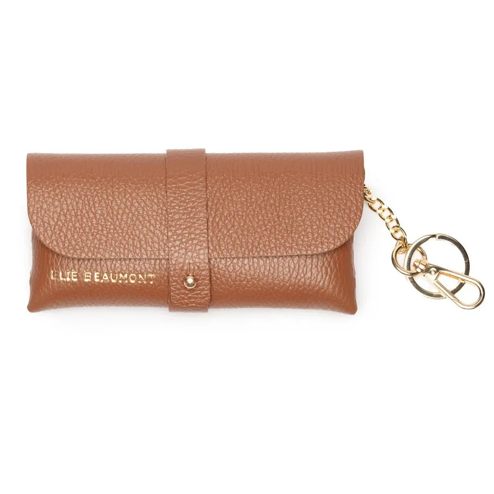 Elie Beaumont Spectacles/Sunglasses Case Tan