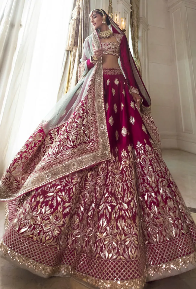 Embellished Designer Lehenga Choli for Bride #BN1268