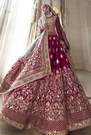 Embellished Designer Lehenga Choli for Bride #BN1268