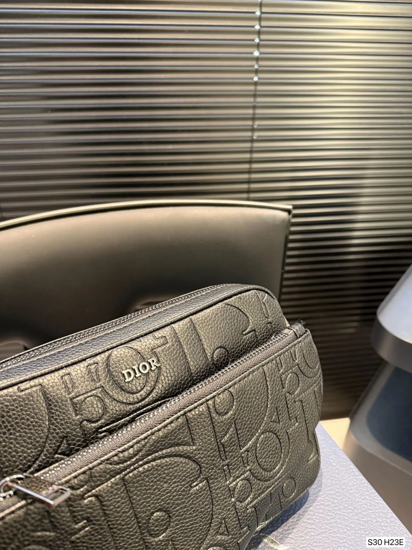 Embossed Pattern Crossbody Bag