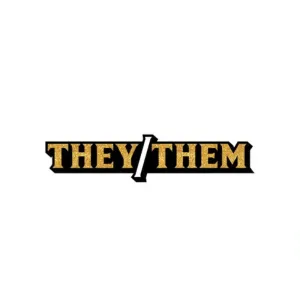 Enamel Pin: Pronoun They/Them