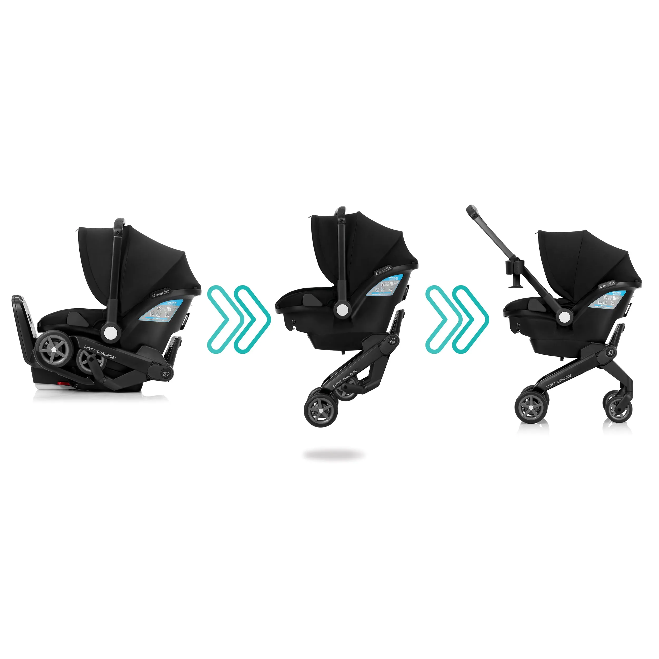 Evenflo Shyft Dual Ride Travel System