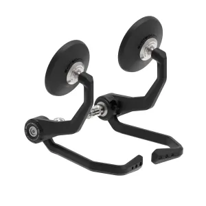 Evotech Bar End Mirrors / Brake and Clutch Protector Kit - Ducati Scrambler Desert Sled (2017-2018)