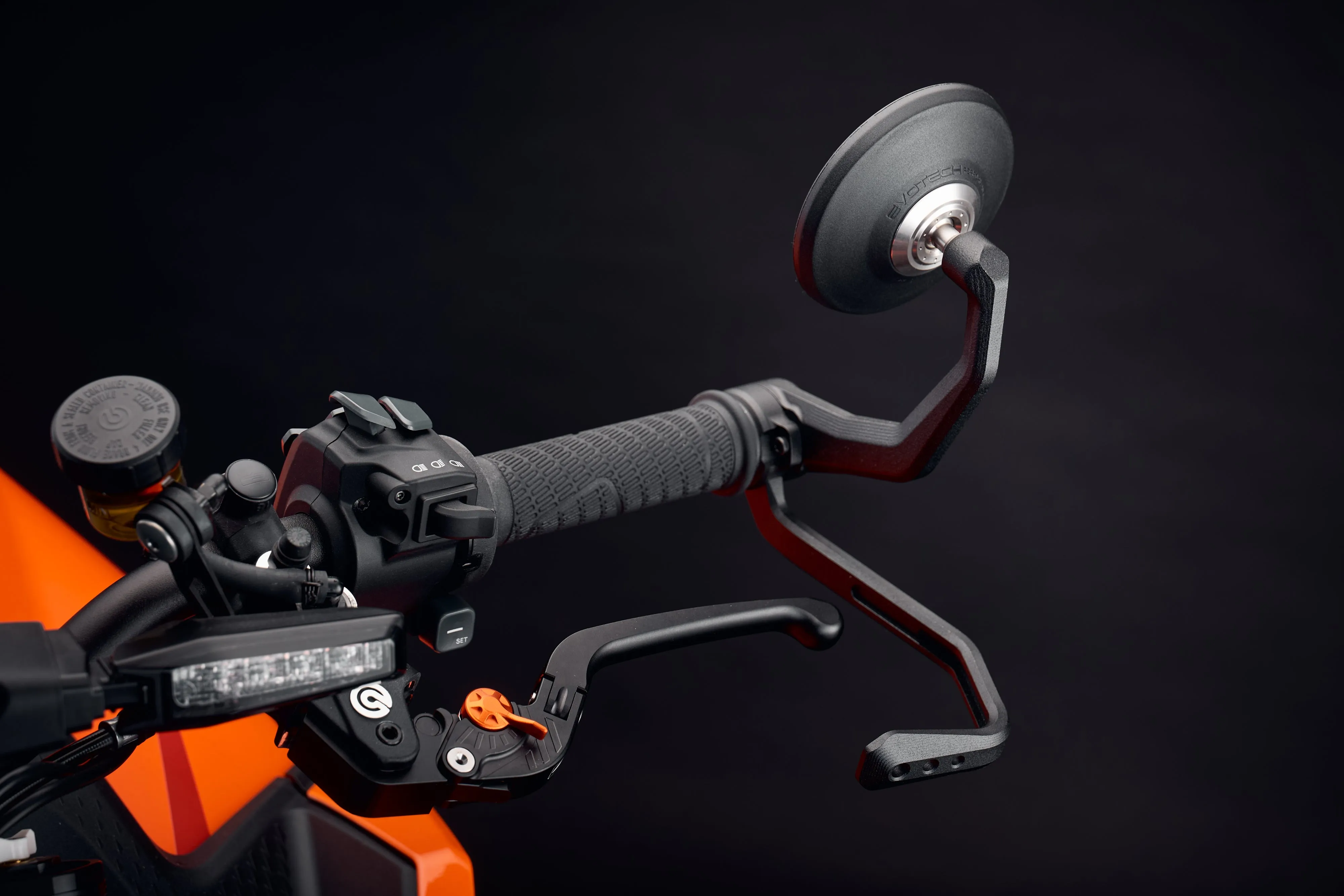 Evotech Bar End Mirrors / Brake and Clutch Protector Kit - KTM 1390 Super Duke R (2024 )