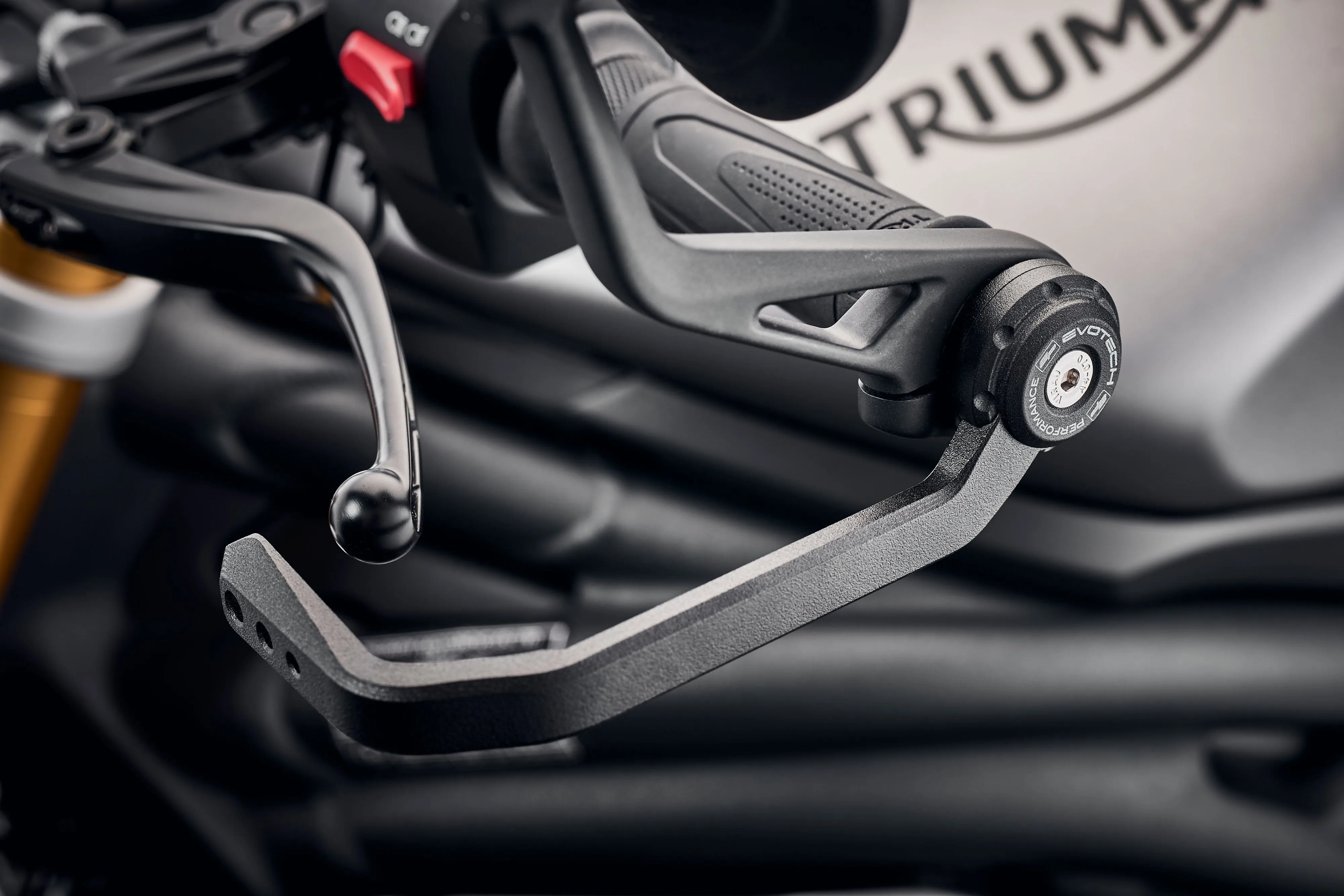 Evotech Triumph Speed Triple 1200 RS Clutch Lever Protector Kit (2021 ) (Bar End Mirror Version)