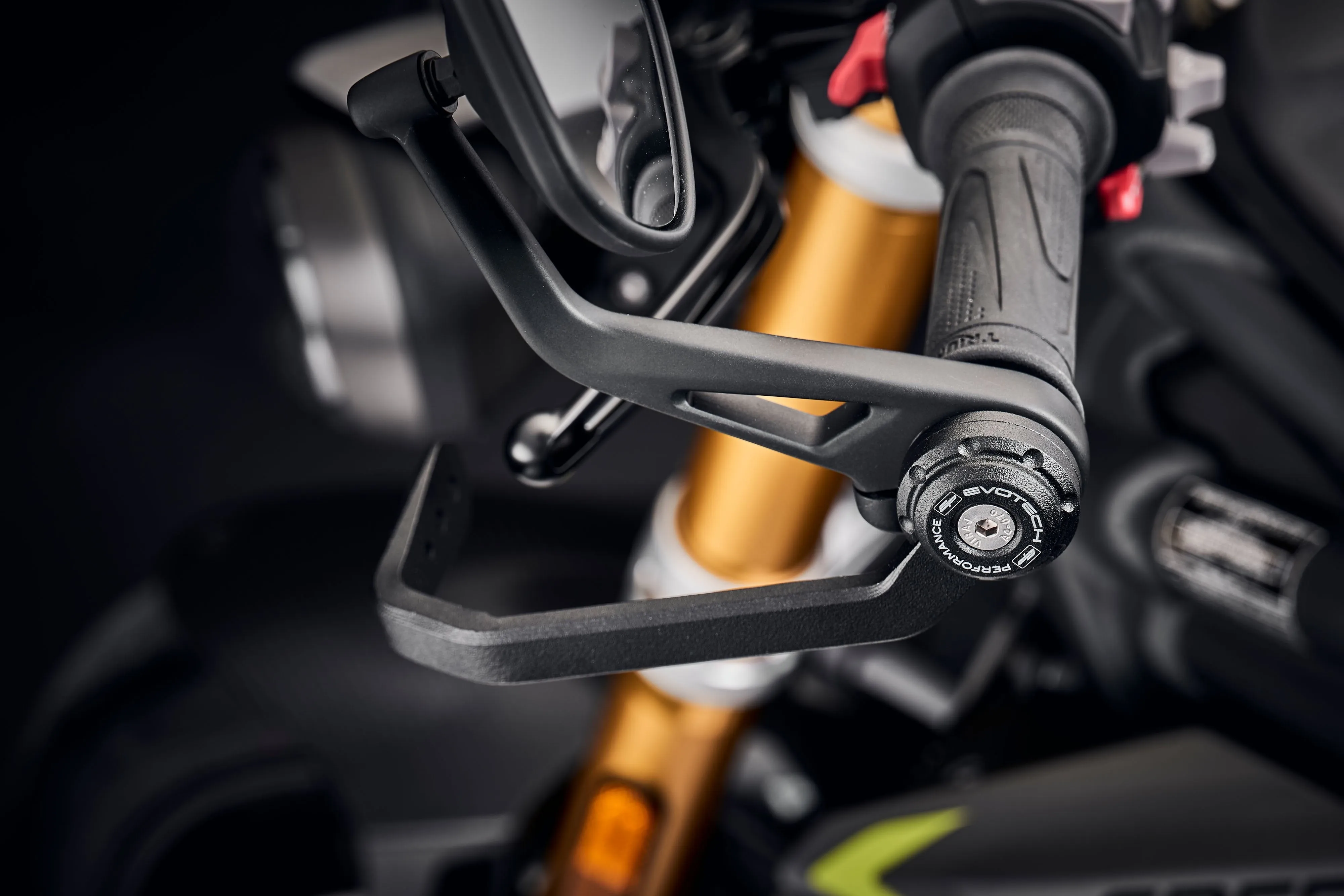 Evotech Triumph Speed Triple 1200 RS Clutch Lever Protector Kit (2021 ) (Bar End Mirror Version)