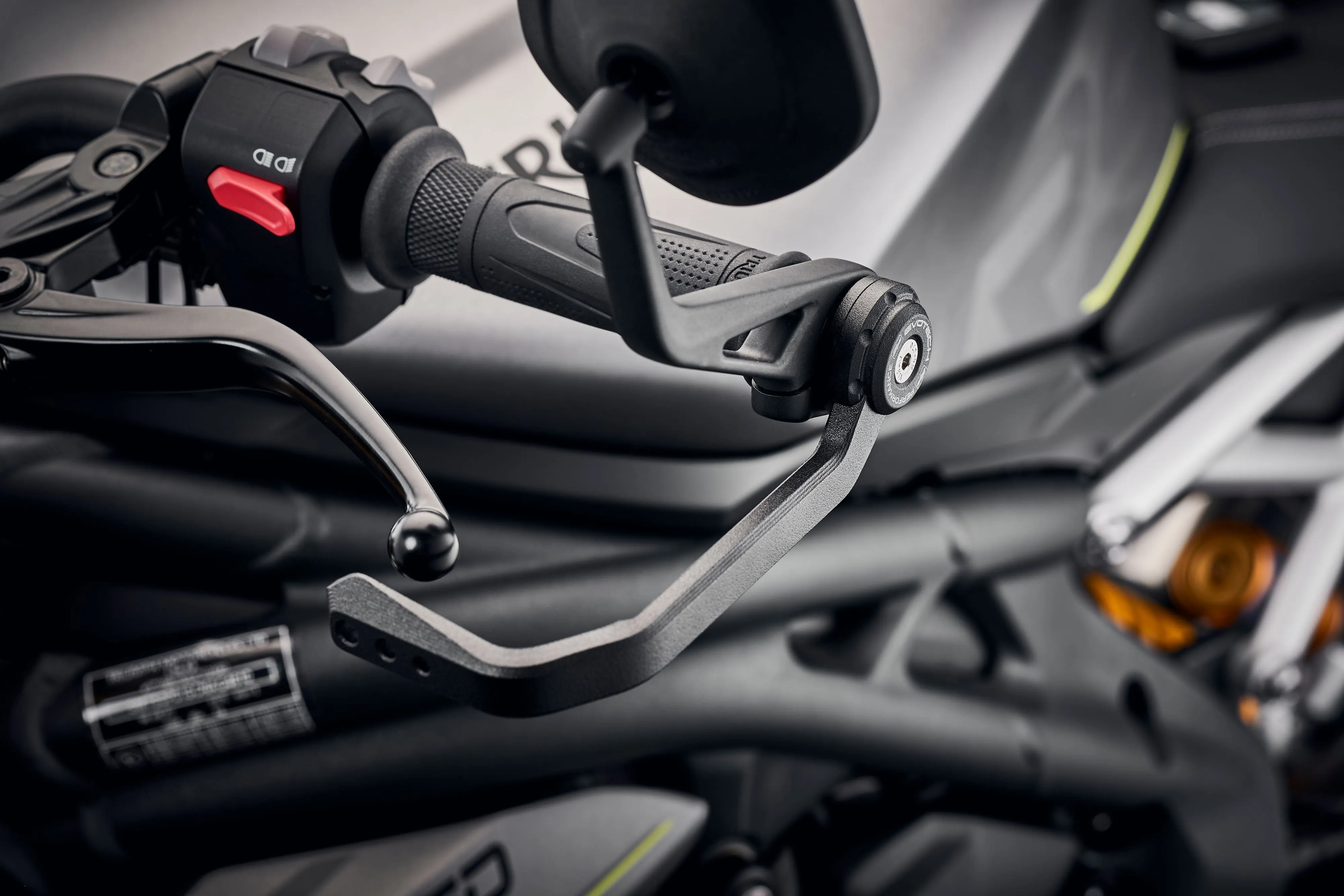 Evotech Triumph Speed Triple 1200 RS Clutch Lever Protector Kit (2021 ) (Bar End Mirror Version)