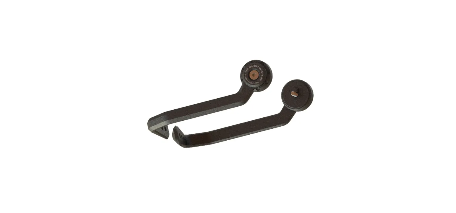 Evotech Triumph Trident Brake And Clutch Lever Protector Kit (2021 - 2024) (Bar End Mirror Version)