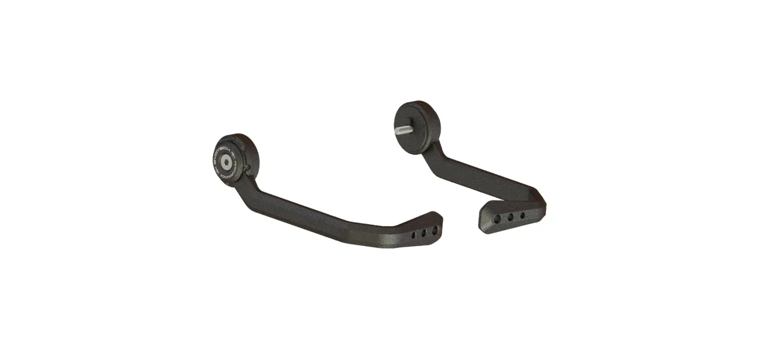 Evotech Triumph Trident Brake And Clutch Lever Protector Kit (2021 - 2024) (Bar End Mirror Version)