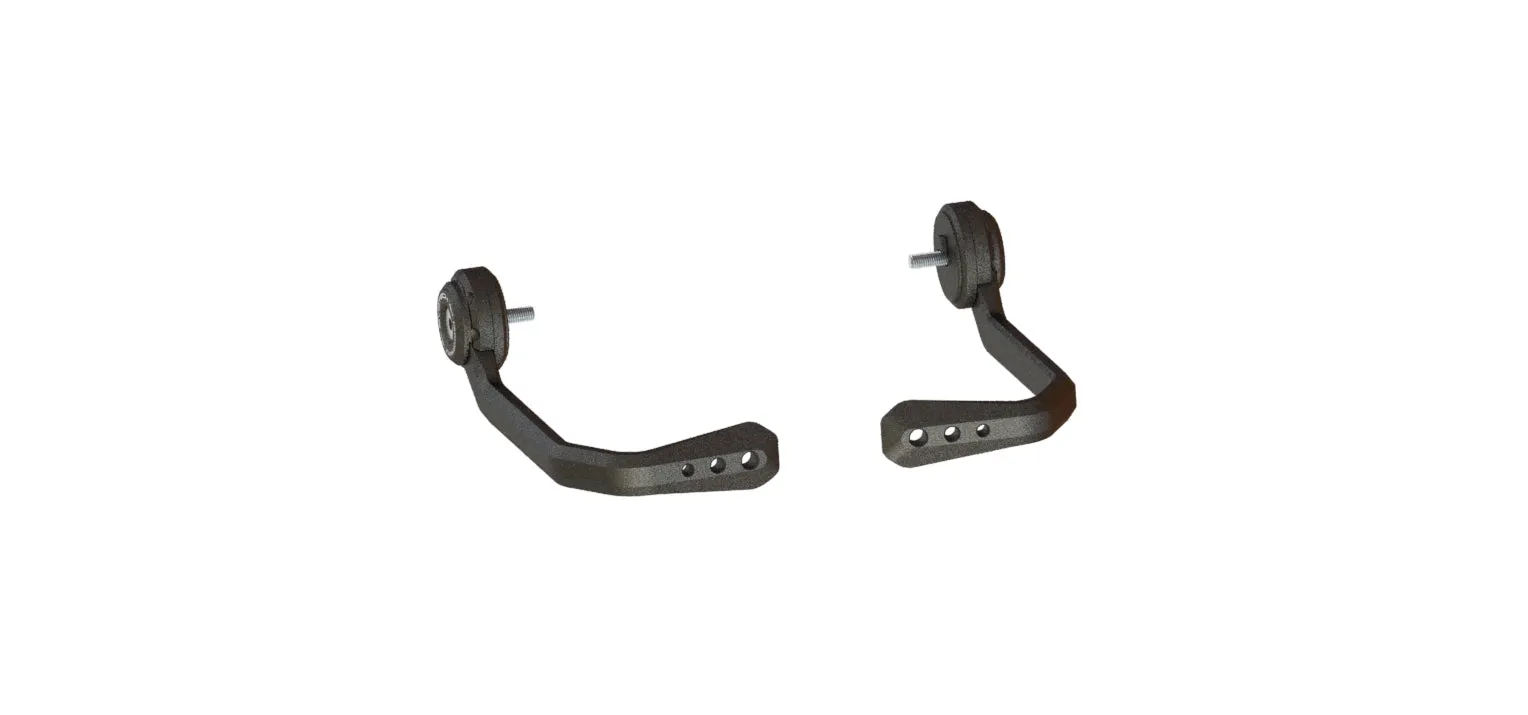 Evotech Triumph Trident Brake And Clutch Lever Protector Kit (2021 - 2024) (Bar End Mirror Version)