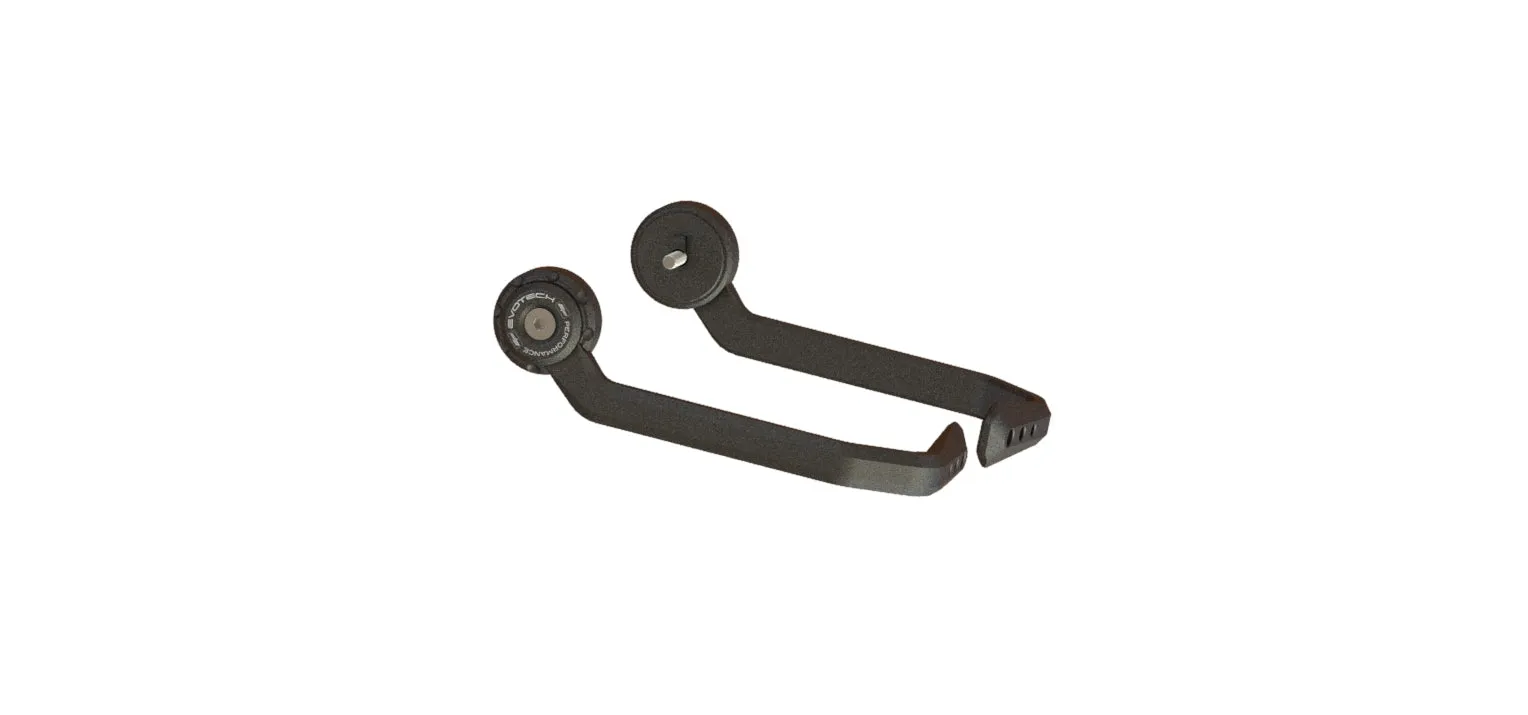 Evotech Triumph Trident Brake And Clutch Lever Protector Kit (2021 - 2024) (Bar End Mirror Version)