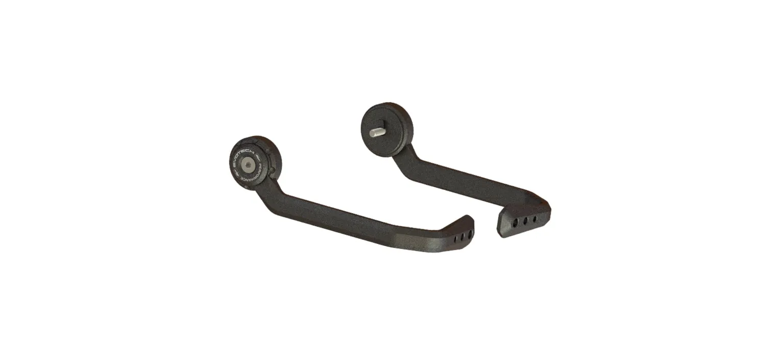 Evotech Triumph Trident Brake And Clutch Lever Protector Kit (2021 - 2024) (Bar End Mirror Version)