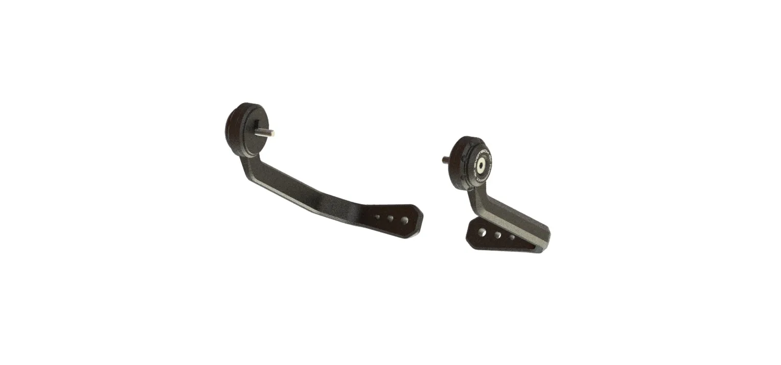 Evotech Triumph Trident Brake And Clutch Lever Protector Kit (2021 - 2024) (Bar End Mirror Version)