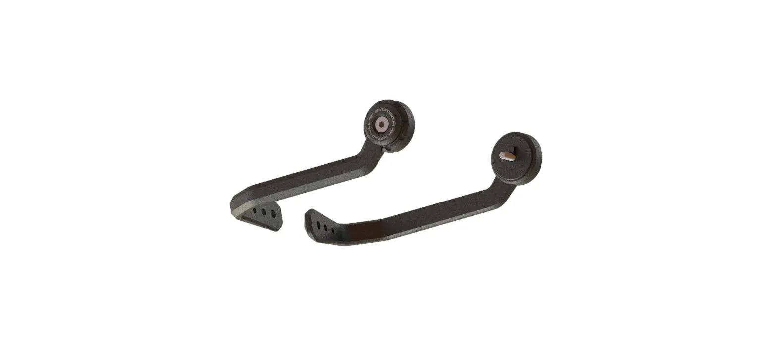 Evotech Triumph Trident Brake And Clutch Lever Protector Kit (2021 - 2024) (Bar End Mirror Version)