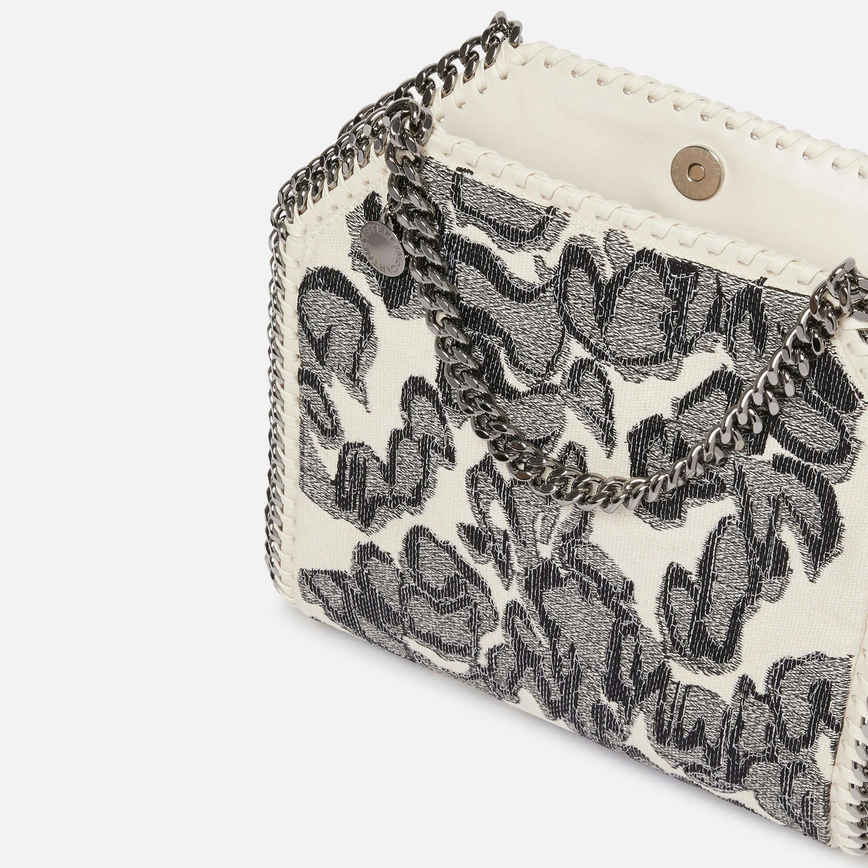 Falabella Moth Print Mini Tote Bag