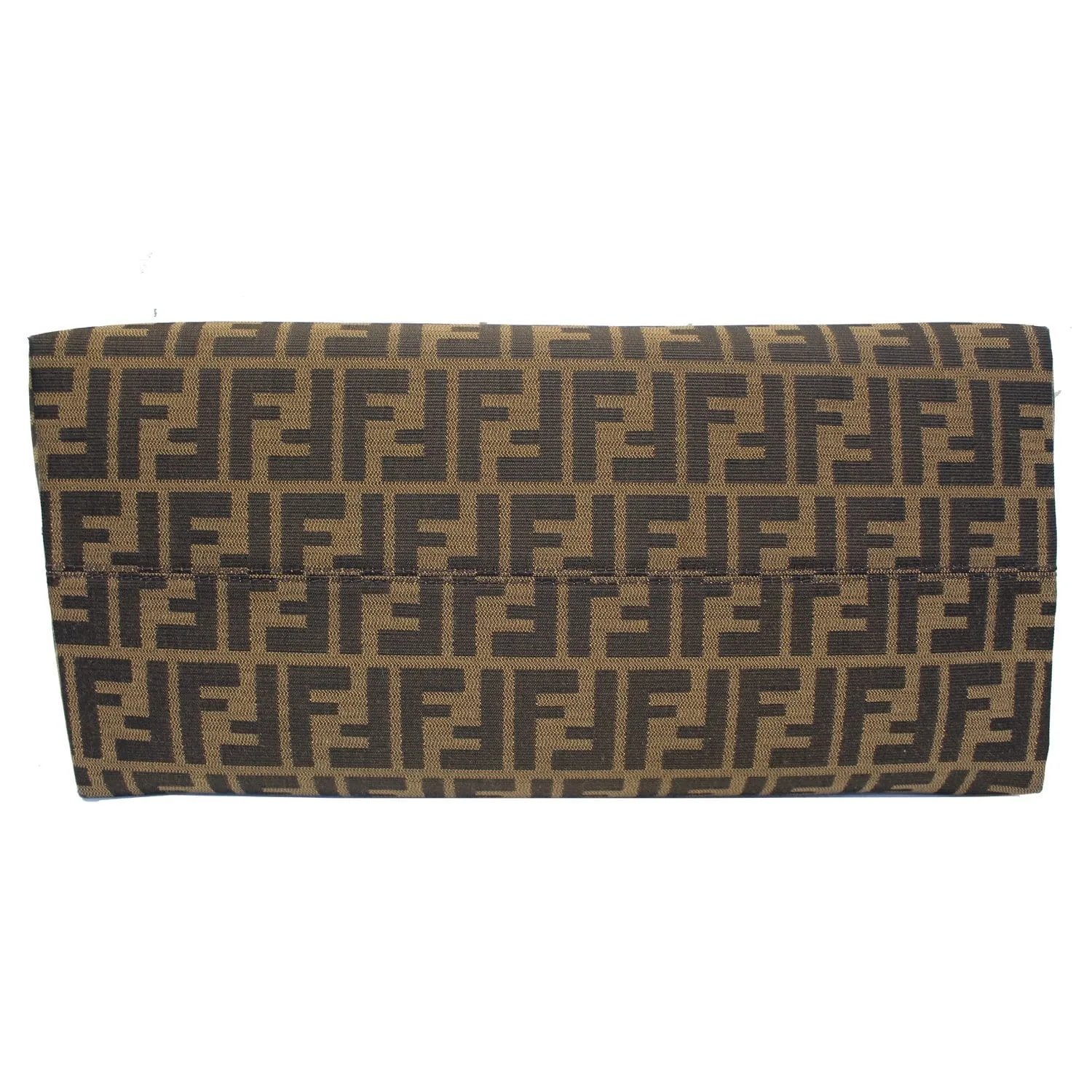 FENDI Zucca Canvas Large Hobo Bag Tobacco