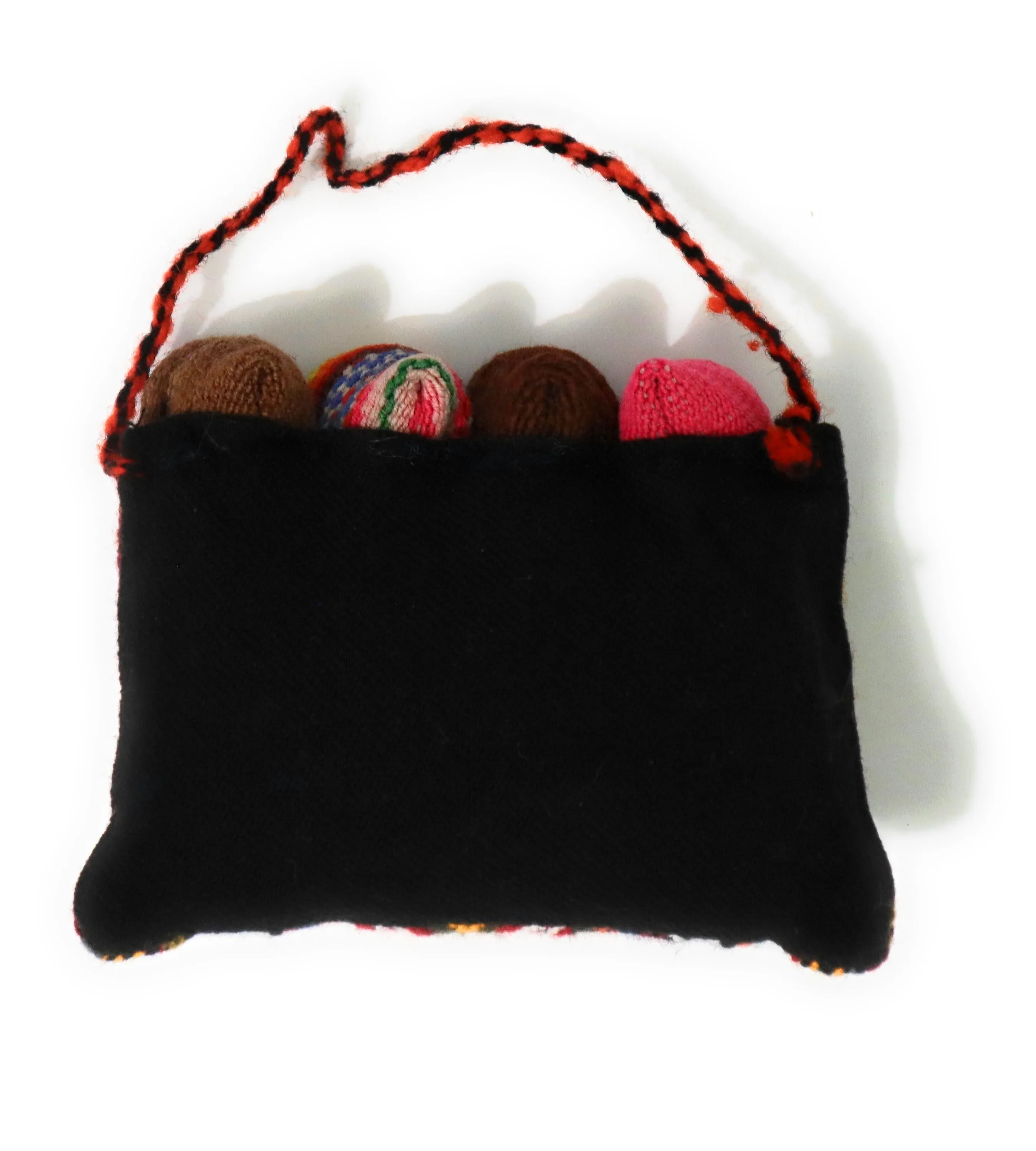 Fertility Amulet ,Small Peruvian Funerary Dolls, Dolls Wrapped on Handwoven Peruvian Textile.