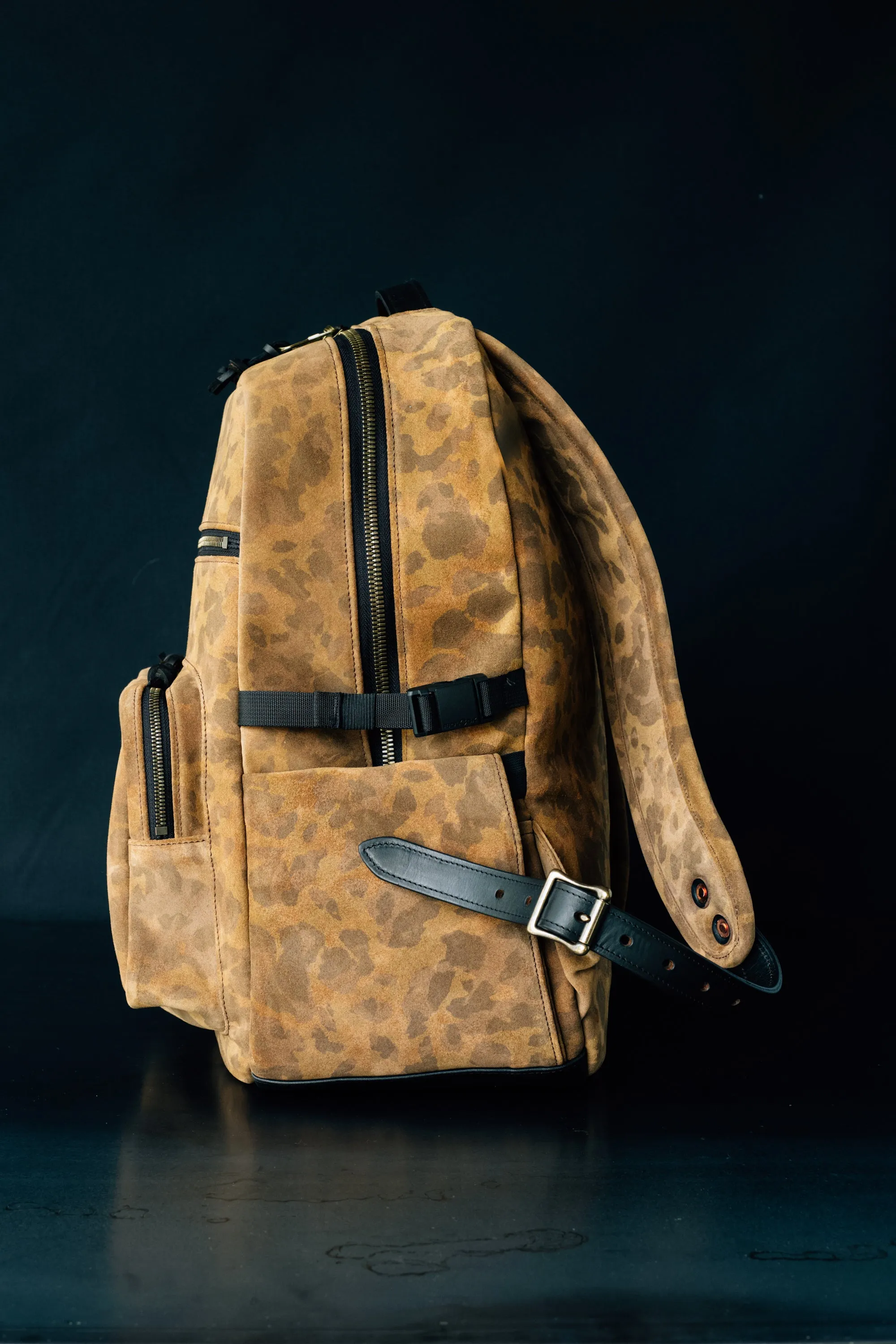 Field Pack -  Slouchy Caravaggio Camo Suede