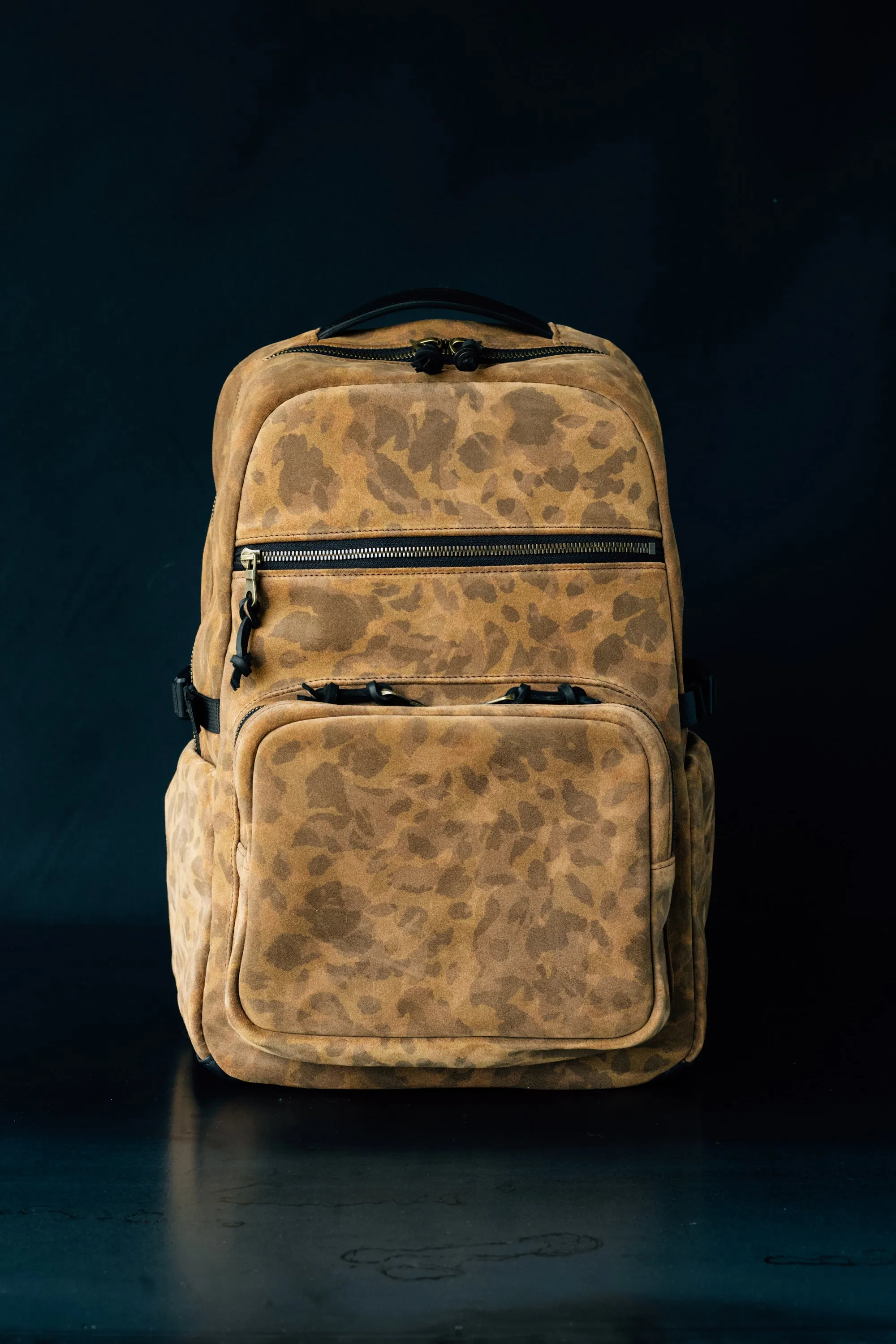 Field Pack -  Slouchy Caravaggio Camo Suede