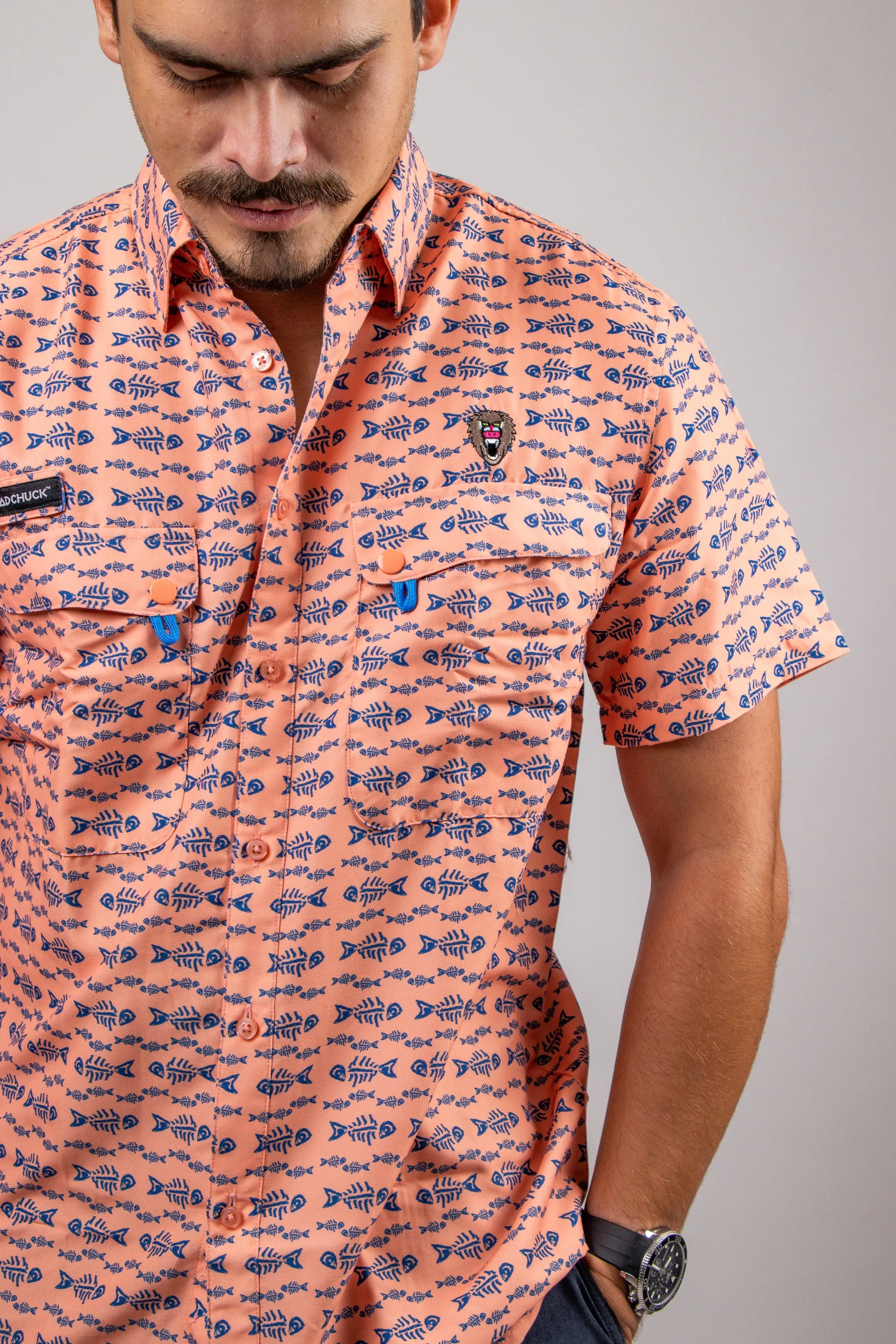 FISH BONES MAD SHIRTS PRINT