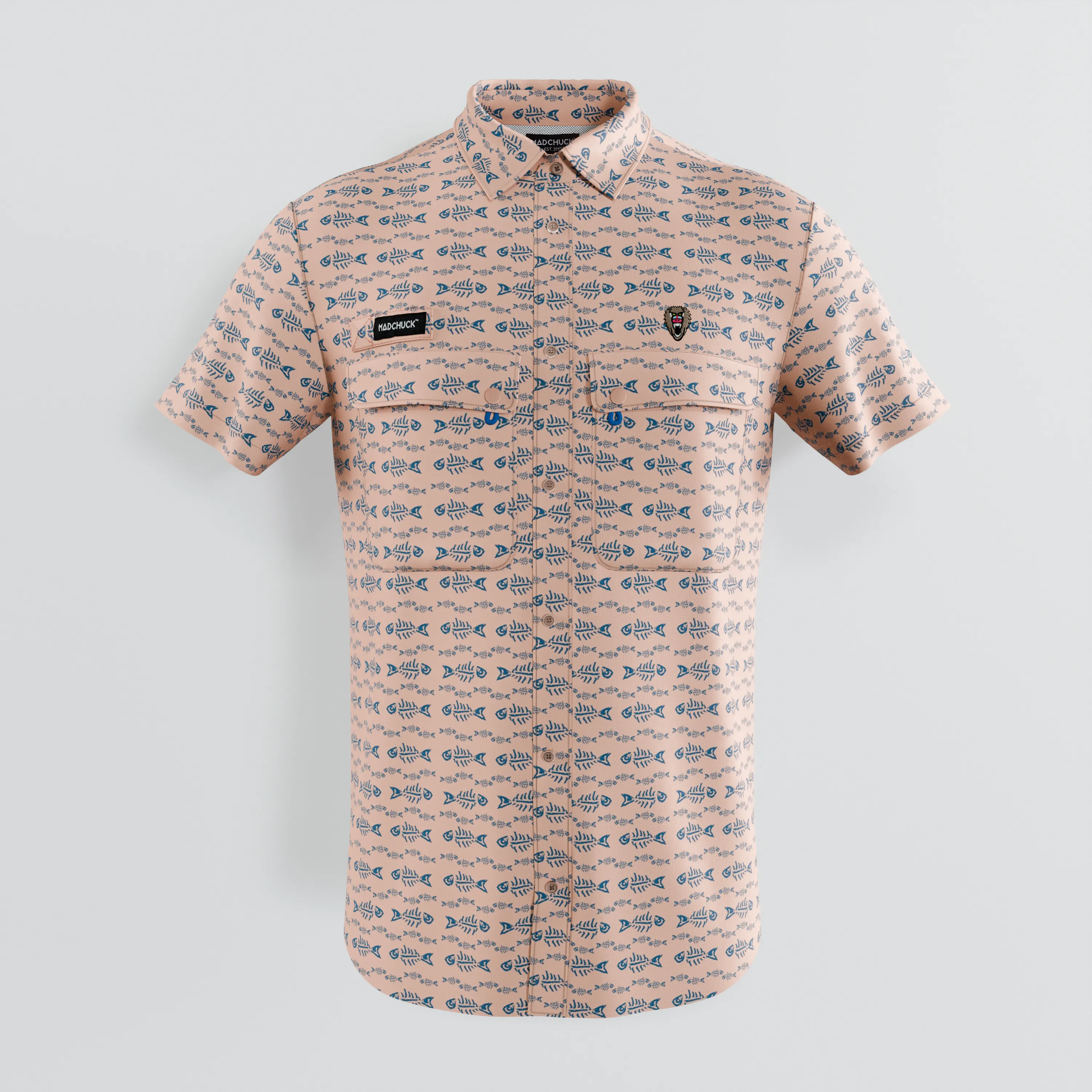 FISH BONES MAD SHIRTS PRINT