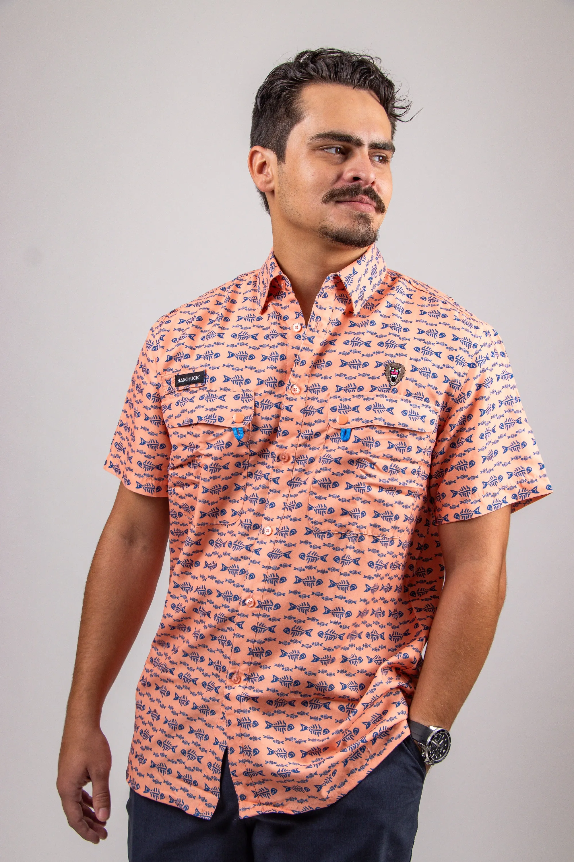 FISH BONES MAD SHIRTS PRINT