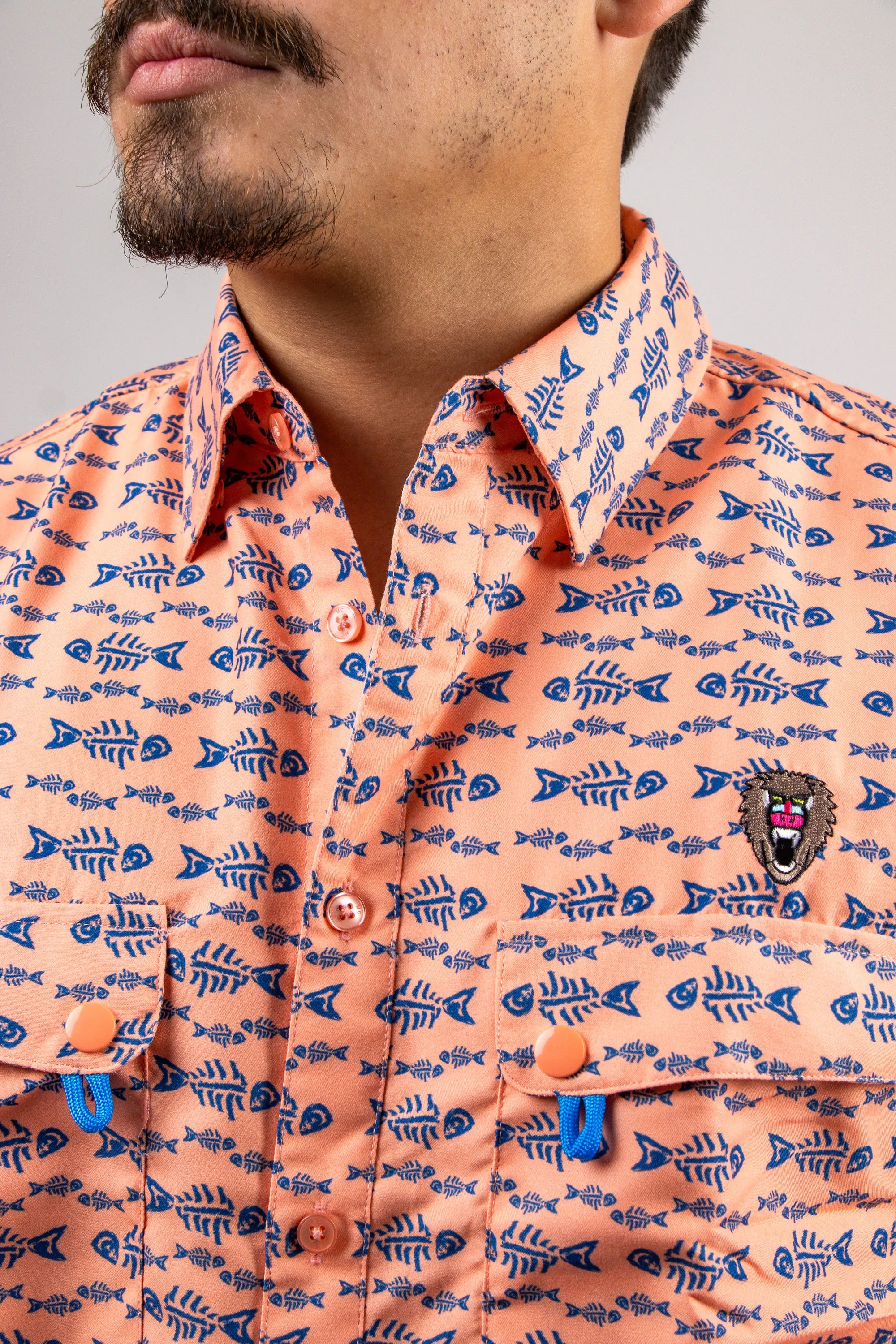 FISH BONES MAD SHIRTS PRINT