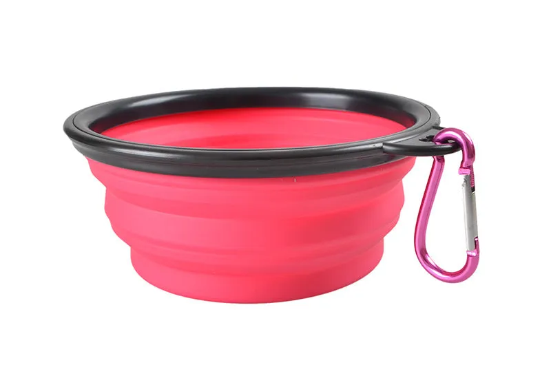 Folding Silicone Dog Bowl -Travel Bowl For Dogs