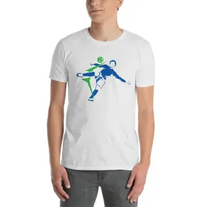 Footballer T Shirt White Center Back Footballer T Shirt for Men