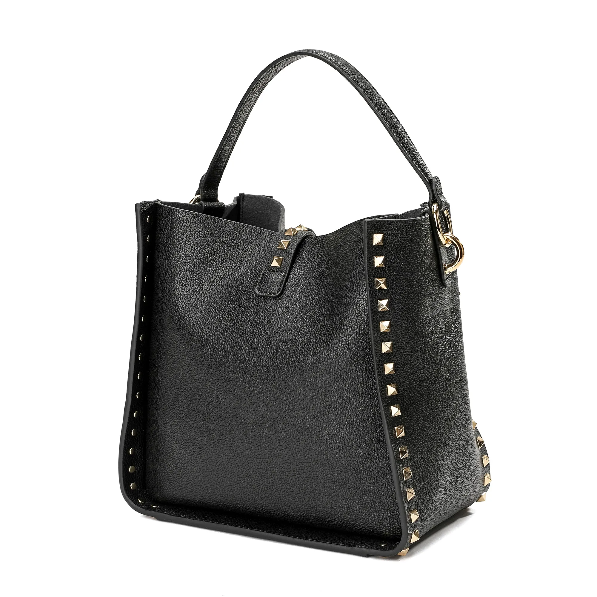 Full-Grain Leather Hobo/ Shoulder Bag