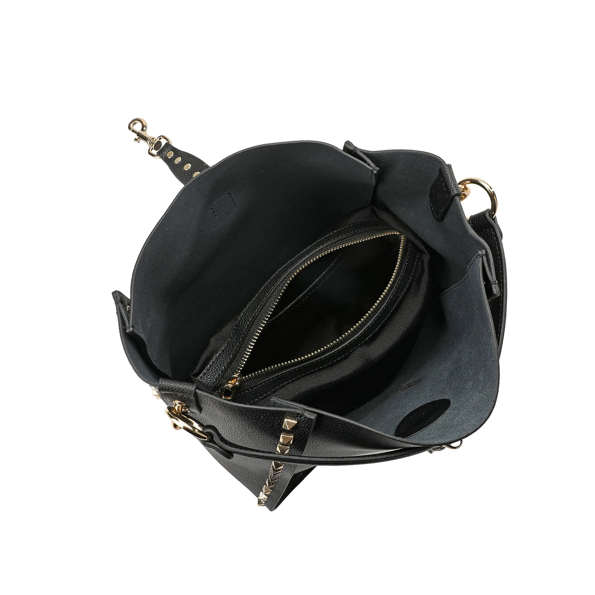 Full-Grain Leather Hobo/ Shoulder Bag