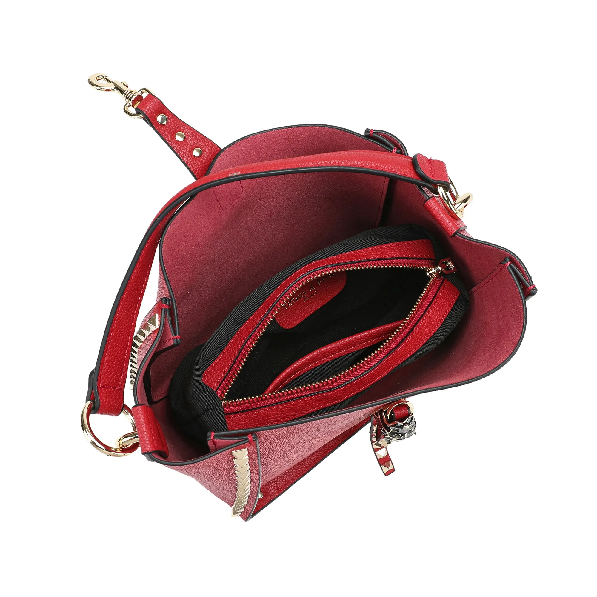 Full-Grain Leather Hobo/ Shoulder Bag