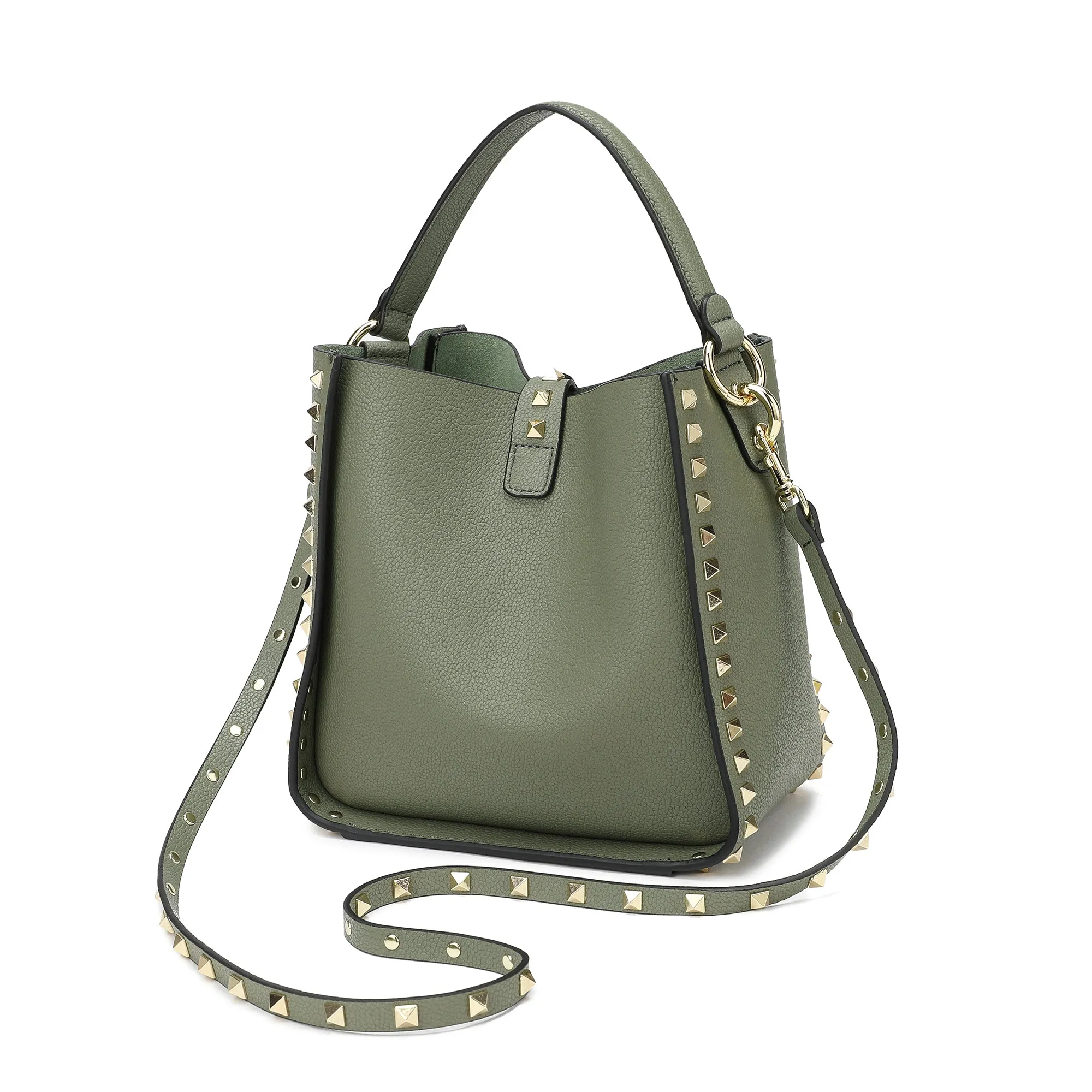Full-Grain Leather Hobo/ Shoulder Bag